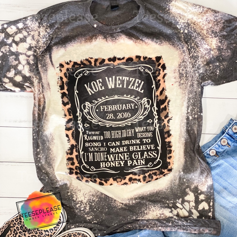 Koe Wetzel bleached band tee